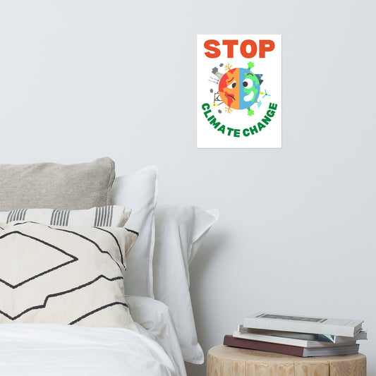 Stop Climate Change Poster