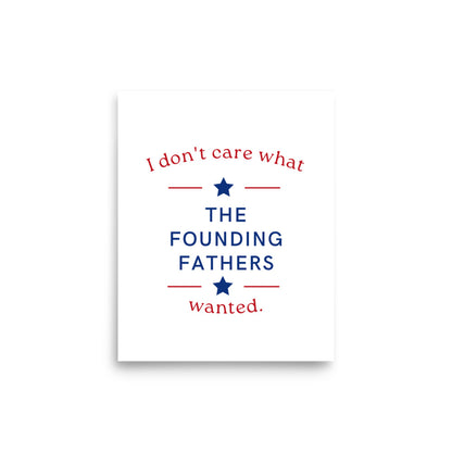 Founding Fathers Poster