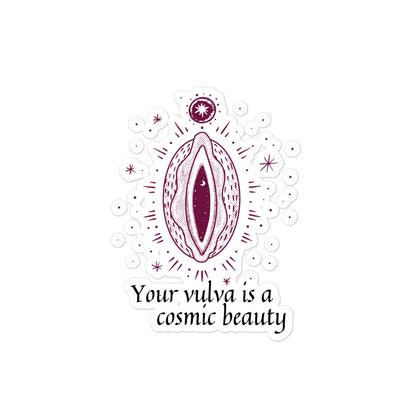 Cosmic Beauty Vulva Sticker