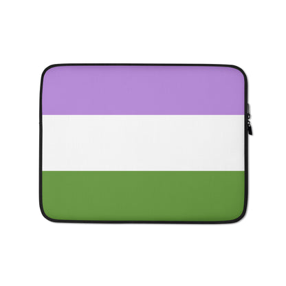 Genderqueer Flag Laptop Sleeve