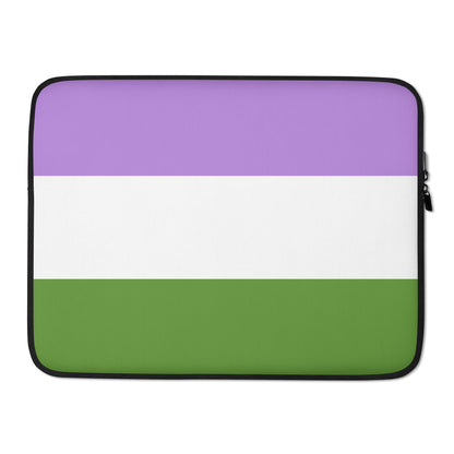 Genderqueer Flag Laptop Sleeve