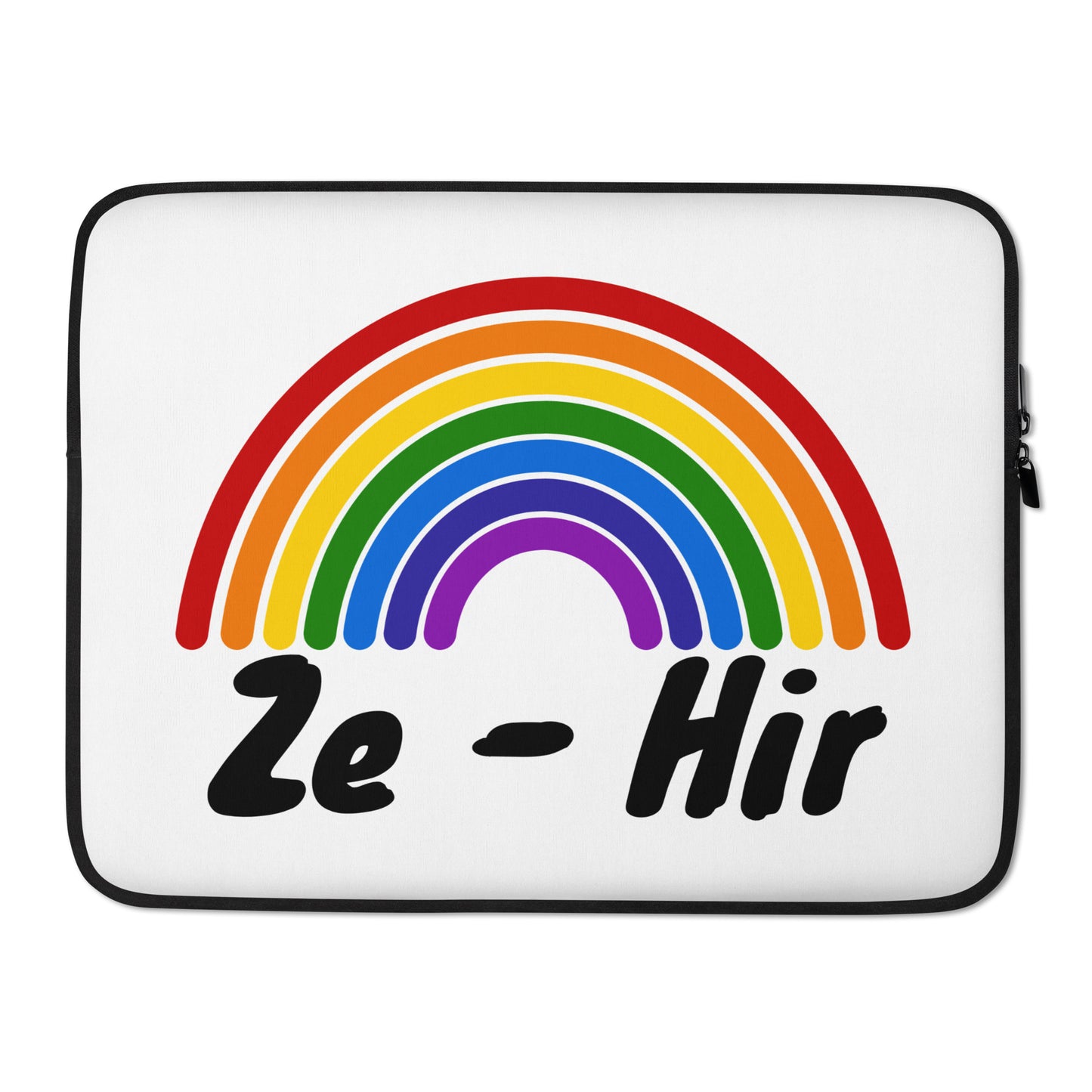 Ze/Hir Rainbow Laptop Sleeve