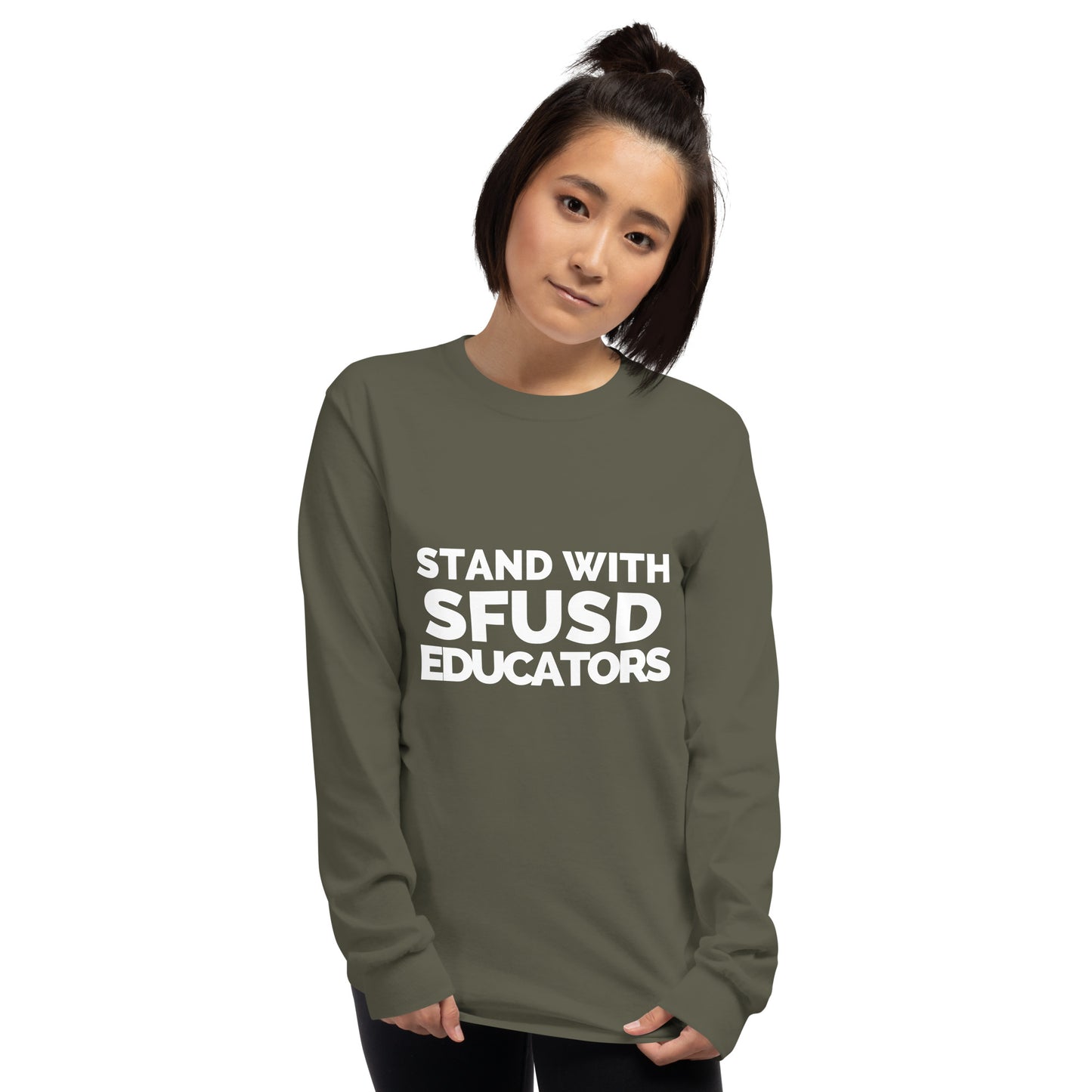 Stand with SFUSD Educators Long-Sleeve Tee