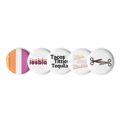 Lesbian Pins - Set of 5