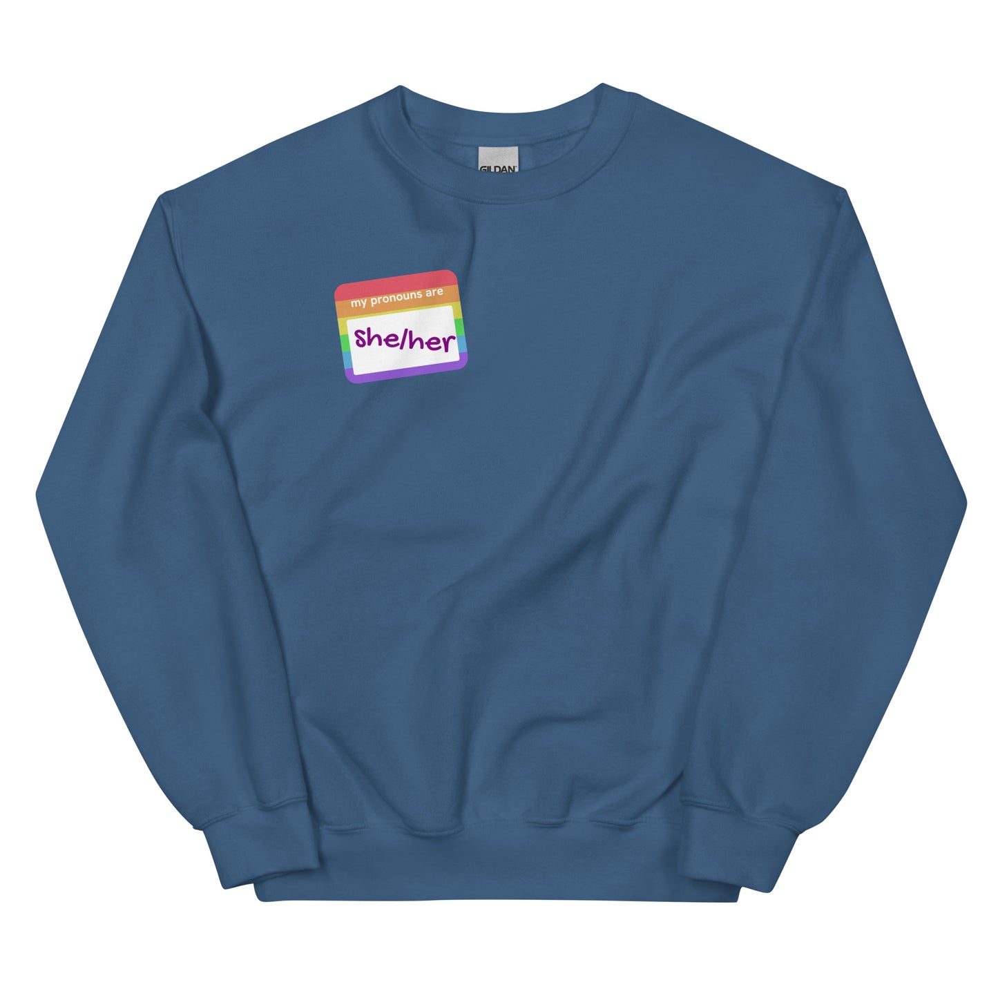 She/Her Pronoun Tag Sweatshirt