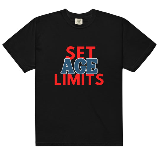 Set Age Limits Heavyweight T-Shirt