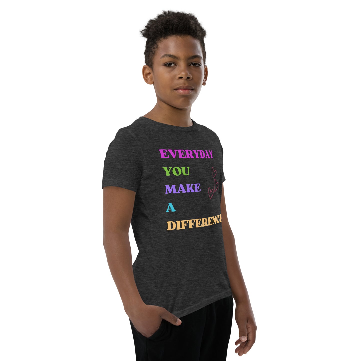 Everyday You Make A Difference Youth Tee